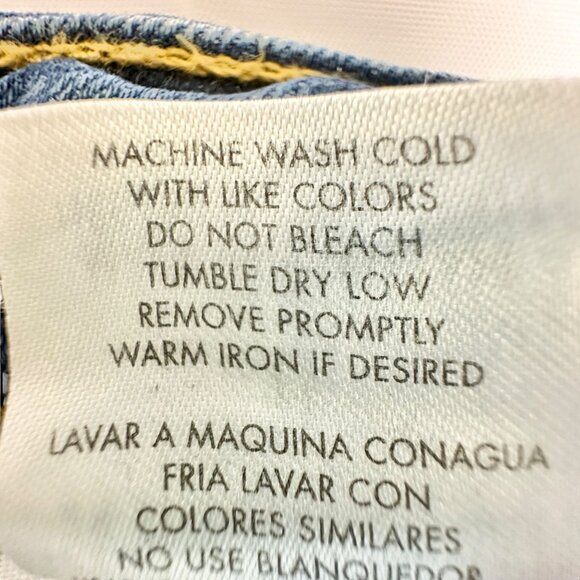 Lee Boys Slim Fit Tapered Leg Jeans Size 8 Adj Waist Blue Denim Cotton Blend - Picture 6 of 6